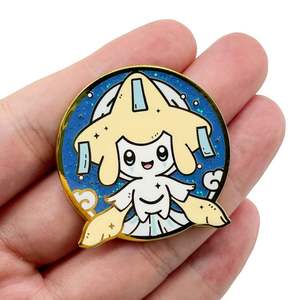 Broche anime japonais Mewtwo <span class=keywords><strong>Arceus</strong></span> Rachi Badge en métal Logo personnalisé Broche en émail - Product Image 5