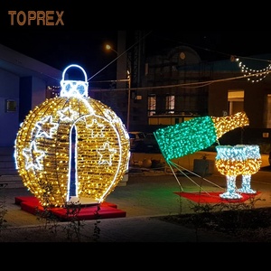 Ballons à air chaud géants personnalisés Toprex avec lumières LED, motif 3D, <span class=keywords><strong>d</strong></span>écoration imperméable pour les rues commerciales municipales - Product Image 6