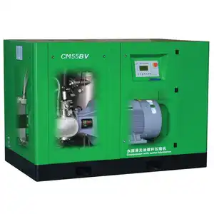 7 8 10 Bar Popular Double Stage Dry Type Oil Free Screw Air Compressor Machine