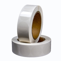 Etiqueta circular troquelada de inyección de tinta, etiqueta adhesiva de vinilo de 30mm y 40mm, etiqueta PET para impresora Primera LX3000