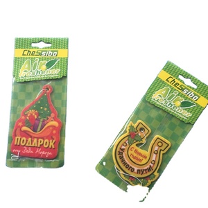 Custom Shaped Paper Car Air Freshener with Logo Printing Promotional Hanging Design Absorbent Papers Rope Scent Gift for Cars