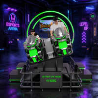 Machine d'arcade VR commerciale, simulateur interactif 2 joueurs pour parc d'attractions, centre commercial, centre de divertissement