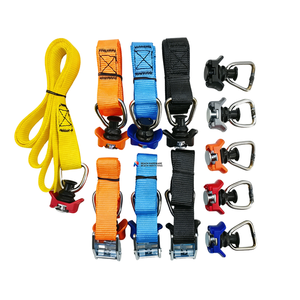 Correa de Amarre de Poliéster de 25 mm con Hebilla de Leva y Accesorios para Riel en L, Correas de Amarre con Trinquete, Accesorios de Control de Carga, Riel en L - Product Image 2