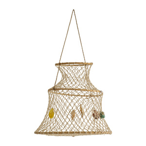 Jaula para Peces Colgante de Cuerda Estilo Mediterráneo, Color Blanco Irregular, Decoración para el Hogar, Accesorio para Fiestas de Cumpleaños al Aire Libre - Product Image 5