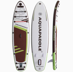 Planche de Stand Up Paddle Gonflable Marron Légère et Pliable en PVC Écologique pour Lac, Rivière, Voyage – Livraison Rapide Complète - Product Image 5