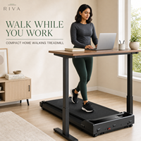 Tapis de course électrique pliable pour la maison avec écran LCD, portable, ultra-silencieux, mini-machine de fitness pour la marche en intérieur