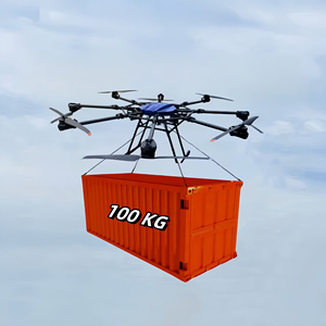 Drone Industriel Id-100 Grande Capacité de Charge (100 kg), Autonomie de Vol de 40 min, Transmission d'Images sur 20 km, en Fibre de Carbone et Aluminium - Product Image 2