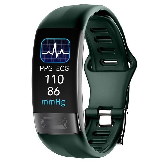 0.96" Tft 80*160 Android Smart Watch With Heart Rate Ecg 24H Temp, Hr Alarm Function Ladies Luxury Smart Watch Long Battery Life