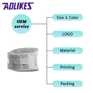 Aolikes 7895 biểu tượng tùy chỉnh mới thoáng khí thấp đau lưng cứu trợ thắt lưng Bảo vệ eo trở lại niềng răng hỗ trợ vành đai - Product Image 6