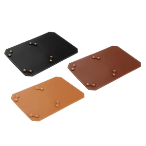 YY Factory PU Leather <span class=keywords><strong>Gas</strong></span> Tank Mat Spider Stove Mat con cojín <span class=keywords><strong>de</strong></span> fijación para <span class=keywords><strong>Camping</strong></span> Kitchen - Product Image 1