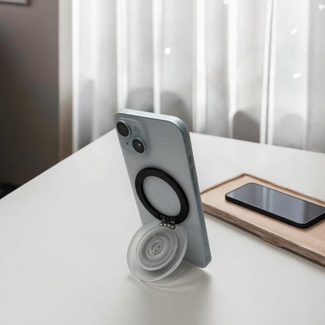 New Design Universal Custom Magnetic Mobile Phone Holder Finger Grip Flexible Ring N52 Magnet Expandable Stand for 12-17 Series