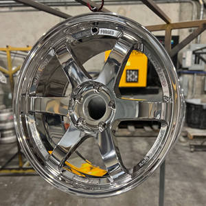Jantes forgées chromées argentées RACING TE37 SL 5x120 5x112 5x114.3 pour voitures particulières de 15 à 22 pouces - Product Image 4