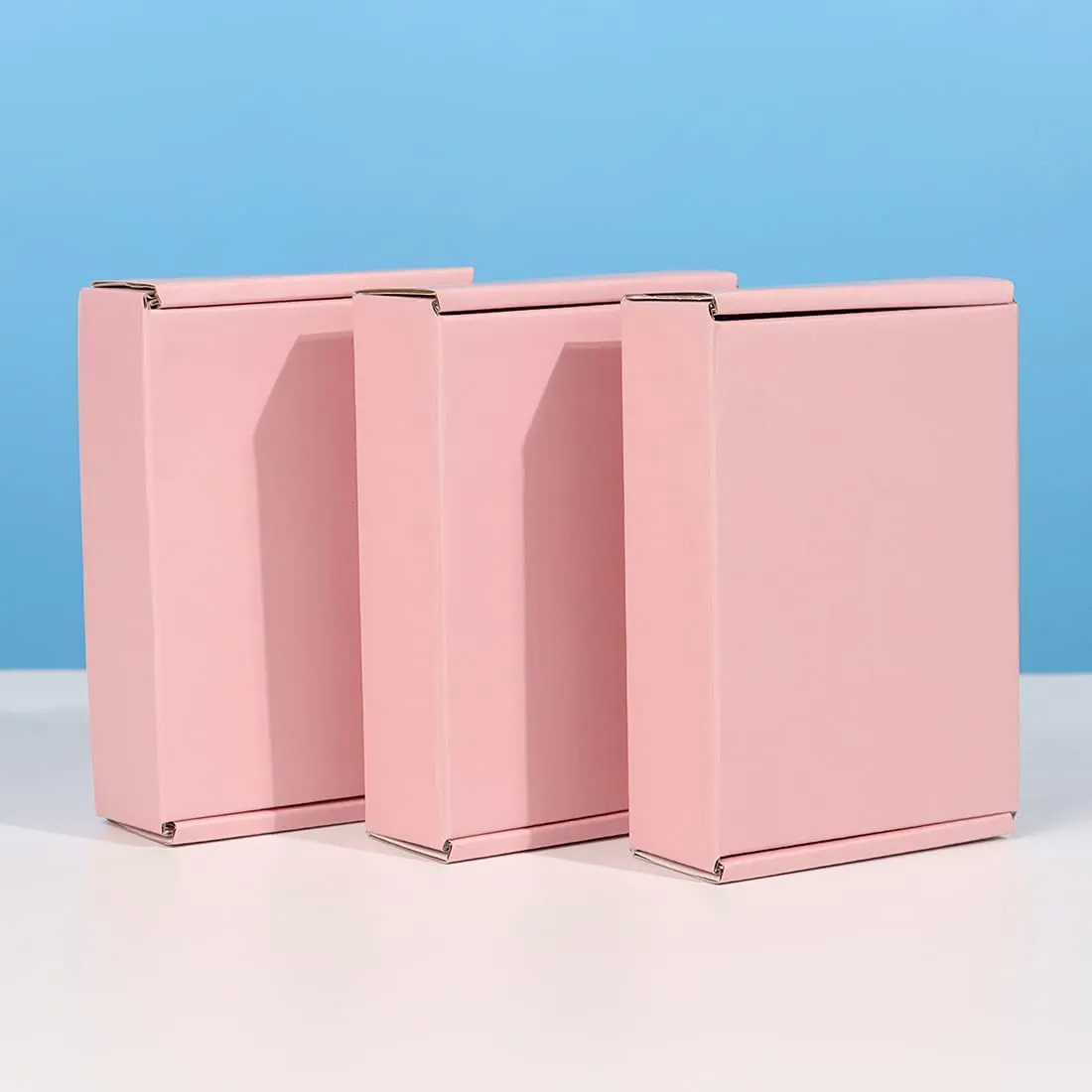 Оптовая цена, изготовленная на заказ коробка для доставки/Розовая картонная коробка по низкой цене