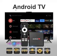 YDH-X5 2026 Meilleure Vente Boîtier TV Android 10 avec Commande Vocale All Winner H313, Boîtier Intelligent 4K 3D, WiFi 6 2.4G 5.8G, 2GB+16GB, Décodeur