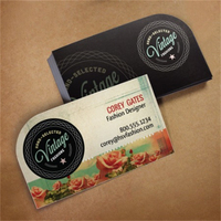 KM Luxury Tarjetas De Presentacion 500gsm Paper Printed Eco-friendly Creative Business Card
