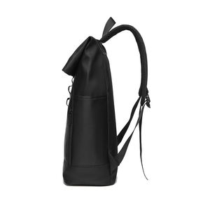 Mochila enrollable unisex con logotipo personalizado del fabricante, material de RPET reciclado respetuoso con el medio ambiente, mochila de viaje para deportes al aire libre - Product Image 3