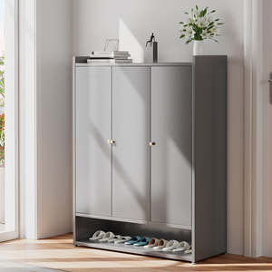 Armoire à chaussures en métal ultra-mince pour porte, rangement de chaussures dans le couloir, boîte à chaussures, <span class=keywords><strong>placard</strong></span>, étagère à chaussures KD avec motif imprimé - Product Image 3