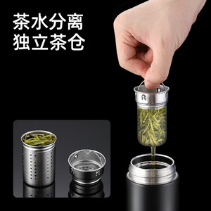 Tonic Smart <b>Thermos</b> 316 Stainless Steel Temperature Display Water Bottle Office Use Gift - Product Image 2
