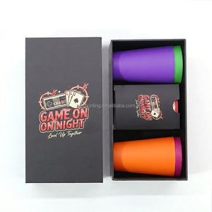 Juego <span class=keywords><strong>de</strong></span> Cartas Personalizado para Fiestas, Juego <span class=keywords><strong>de</strong></span> Beber para Noches <span class=keywords><strong>de</strong></span> <span class=keywords><strong>Juegos</strong></span>, con Vasos <span class=keywords><strong>de</strong></span> Plástico y Pelota <span class=keywords><strong>de</strong></span> Plástico - Product Image 2