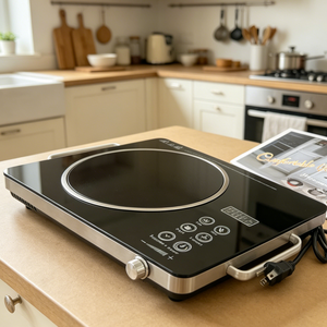 Plaque de cuisson à induction 3500W en gros, cuisinière électrique intelligente à induction électromagnétique, cuisinière infrarouge en céramique pour hotpot - Product Image 4
