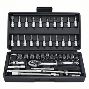 Juego de Llaves de Tubo de 46 Piezas, Juego de Herramientas de Reparación con Llave de Trinquete Rápida, Puntas de Destornillador y Barras de Extensión - Product Image 1