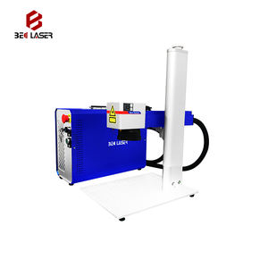 ماكينة الوسم بالليزر الباركود المحمولة الأوتوماتيكية 20 واط 30 واط ، ماكينة النقش الملونة من الألومنيوم المقاوم للصدأ 2d 2.5d 3d - Product Image 2