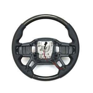 Modelos explosivos, accesorios interiores de coche, volante de fibra de carbono de cuero para Land Rover Defender 90 110 130 - Product Image 1