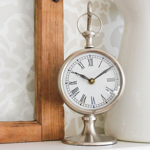 Modern Stainless Steel Desktop <b>Clock</b> - Product Image 4