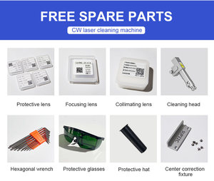 Tragbare 3000W 6KW Laser reinigungs maschine Kleiner Hand faserlaser zur Rosten tfernung auf Metall-Edelstahl-Stein material - Product Image 4