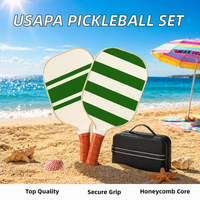 Raquette de pickleball de haute qualité conforme aux normes USAPA pour l'entraînement et le divertissement |   Raquette en fibre de verre avec noyau en nid d'abeille PP de 13 mm