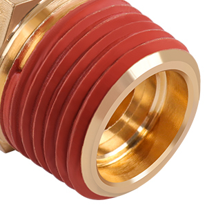 Raccords à pousser en laiton forgé approuvés D.O.T. Boeray 300 PSI -65~+200 RP1009 pour systèmes d'air industriels de camions, garantie d'un an - Product Image 3