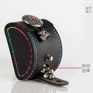 Sac banane Ztc514 en acier noir unisexe avec sangle détachable et port USB, pochette légère pour la chasse et les compétitions de tir en extérieur - Product Image 4