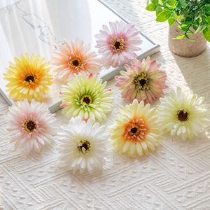 Fleur artificielle réaliste CallaFloral, tête de marguerite africaine en tissu tressé, pour décoration de mariage, décoration intérieure, plante murale artificielle - Product Image 1