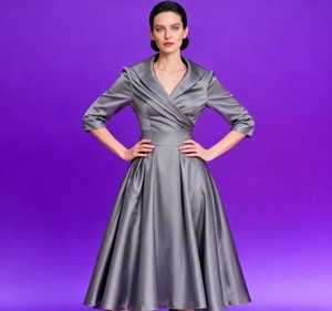 Vestidos Elegantes de Manga Larga con Cintura Ajustada para Mujer, a la Moda - Product Image 6