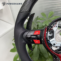 Volant en fibre de carbone personnalisé prêt à l'emploi pour BMW M1 M2 M3 M4 M5 F10 F30 F32 F36 F20 F22 F80 F82 F90 E70 E80 E90 E92