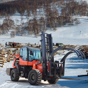 Carretilla elevadora hidráulica para terrenos difíciles de 5 toneladas certificada EPA, herramientas de cambio rápido personalizables para laderas fangosas y rocosas, combustión interna - Product Image 3