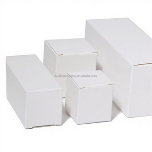 กล่องกระดาษสีขาวแบบพกพา งานแฮนด์เมด คุณภาพสูง เป็นมิตรกับสิ่งแวดล้อม สำหรับใส่เค้ก อาหาร เครื่องสำอาง <span class=keywords><strong>ยา</strong></span>  รับผลิตจำนวนมาก ของขวัญสั่งทำพิเศษ - Product Image 1