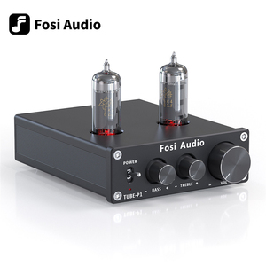 <span class=keywords><strong>Amplificador</strong></span> de Tubos Fosi Audio P1, Preamplificador de Búfer Estéreo de Alta Fidelidad con Válvula 6K4 &amp;   Aspiradora con Sonido Nítido &amp;   Control de tono de bajos <span class=keywords><strong>para</strong></span> el hogar inteligente - Product Image 1