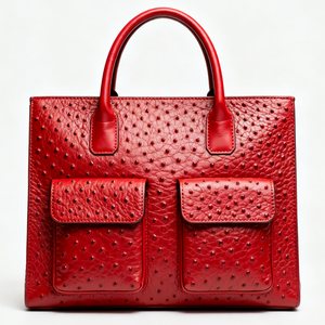 Produttore Custom struzzo vegano in pelle di lusso di grandi dimensioni borse da viaggio ufficio Business Tote Bag da donna - Product Image 3