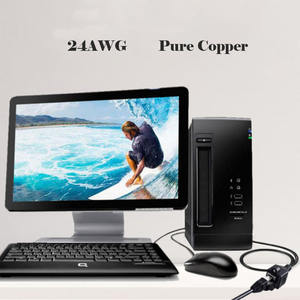 Extension de réseau <span class=keywords><strong>LAN</strong></span> câble de raccordement câble de raccordement RJ45 mâle à RJ45 femelle noir PVC Poly sac réseau <span class=keywords><strong>Cat</strong></span> 8 câble - Product Image 3