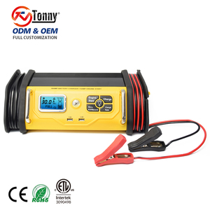 Caricabatterie e Avviatore d'Emergenza Smart 30A 12V per <span class=keywords><strong>Auto</strong></span> - Caricatore ad Alta Potenza 2A/10A/30A per Manutenzione Professionale di Flotte - Product Image 1