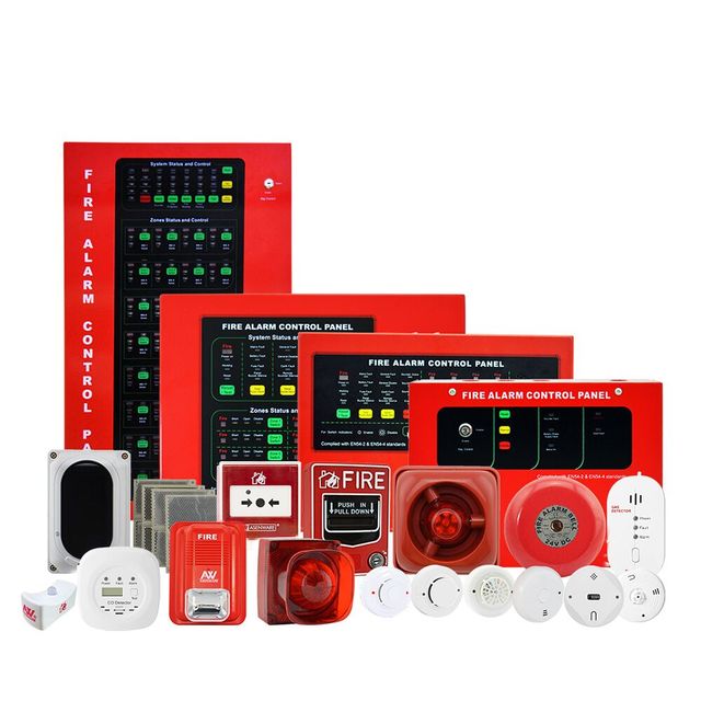 1/2/4/8/12/32 / 28 Zones Fire Alarm Control Panel Fire Alarm Security Control System