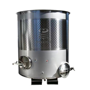 Tanque de Vino de Acero Inoxidable 304 de 5000L con Parte Superior <span class=keywords><strong>Abierta</strong></span> y Enfriamiento por Placa Acanalada, Larga Vida Útil para <span class=keywords><strong>Bodega</strong></span> - Product Image 2