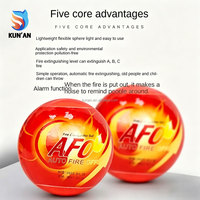 Boule d'extinction d'incendie à poudre sèche Kunan, sûre et fiable, facile à utiliser, avec fonction d'alarme intégrée