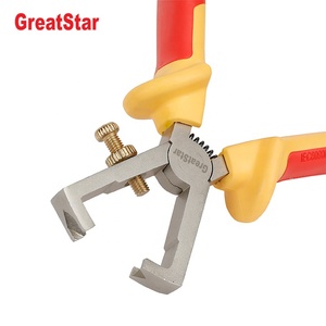 Alicates pelacables de acero aislados de 6 pulgadas (152 mm) y 1000 V con certificación VDE, mango de doble material con agarre cómodo para corte DIY OEM - Product Image 2