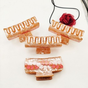 Wow Sheila Hawaii Fermagli per Capelli in PVC Personalizzati Design Pastello Ka Lei Clip per Capelli all'Ingrosso per Donne e Ragazze - Product Image 3