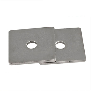 Phạm vi Vật liệu M12 18mm thép không gỉ vuông máy giặt SS304 SS316 phẳng vuông máy giặt - Product Image 5