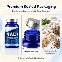 SYC BIO Advanced NAD+ Nicotinamide Riboside Resveratrol 90 Kapsul Dukungan Kesehatan Harian ODM Manufaktur Kustom Harga Grosir