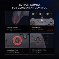 Manette sans fil GameSir T4 Nova Lite avec effet Hall pour Nintendo Switch iPhone Android Phone PC Games Stick à effet Hall