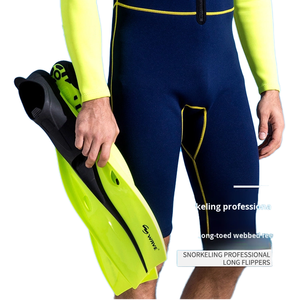 Pinne da allenamento per lo Snorkeling e il nuoto Freestyle con Design antiusura per attività all'aperto Junhai TPR - Product Image 1